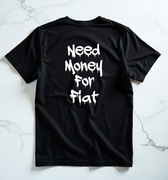 Koszulka M Need Money For Fiat | Prezent dla Chłopaka, Fana Motoryzacji