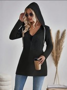 Nowa czarna bluza na zamek M