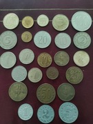 Jugosławia zestaw 25 monet, każda inna