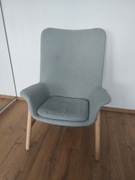 VEDBO Fotel z wysokim oparciem, Gunnared jasnozielony