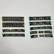 Zestaw 9x RAM SIMM 30-pin | GoldStar, Eagle, Hitachi | Retro PC 386/486