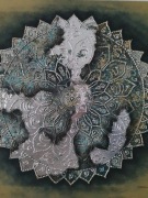 Obraz ręcznie malowany mandala