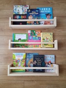 Półki drewniane 60 cm. Cena za zestaw 3 szt