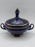 Ceramiczna Kobaltowa cukiernica