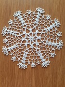 SERWETKA WYKONANA  NA SZYDEŁKU śr. 20 cm  (2)