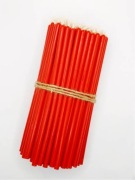 Świece intencyjne czerwone 100 sztuk 18/6,5 mm