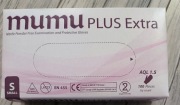 Rękawice nitrylowe MUMU PLUS Extra bezpudrowe 100 szt. 