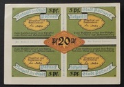Notgeld Niemcy miasto Pößneck 20 Pfennig 1921