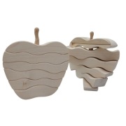 Klocki Drewniane Dla Dzieci Puzzle 3D Zabawka Sensoryczna Motoryka