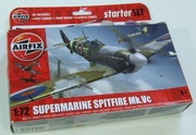 Airfix 1/72 Spitfire Mk.V c; Dywizjon 303, Starter Set;