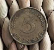 Niemcy RFN 5 pfennig 1970 G