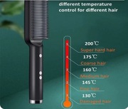 Elektryczna szczotka do prostowania włosów z szybkim ogrzewaniem