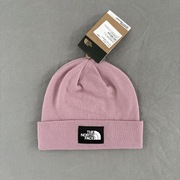 Czapka zimowa beanie the north face tnf logo różowa pink nuptse na zimę
