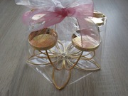 Świecznik na 5 tealightów w kolorze złotym