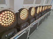 Głowa Ruchoma WASH LED 36x10W RGBW ZOOM RING