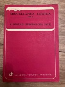 Miscellanea Logica t. 2 1985 Z ogólnej metodologii nauk