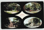 LEGNICA Liegnitz Stadtpark Anlagen Gymnasium 1907  