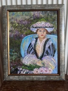 obraz "Dama w kapeluszu"