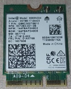 Intel 9560NGW Karta WiFI 2,4GHz, 5GHz
