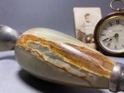 DUŻY CIĘŻKI WAZON Z ONYKSEM #797