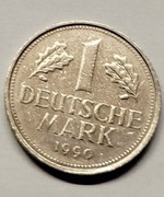 1 Marka Niemiecka 1990 F
