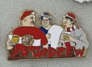 WIDZEW ŁÓDŹ - ZA WIDZEW    emalia 