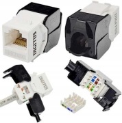 Złącze adapter keystone digitus 5E beznarzędziowe 95 sztuk