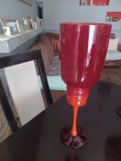 Wazon PRL w kolorze czerwonym 