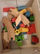 Resztki klocki drewniane