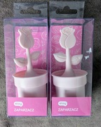 2x zaparzacz do herbaty, ziół sylikonowy kwiat różowy nowy