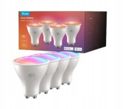 Govee RGBWW Smart Light Bulbs Żarówki 4 szt GU10 400lm 2700-6500K