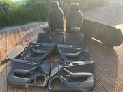 KOMPLET FOTELE + BOCZKI - GRZANE  MATERIAŁ  AUDI A6 C7 stan bardzo dobry