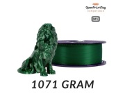 Prusament PLA Galaxy Green 1kg – matowy, brokatowy, NFC | nowy