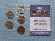 Zestaw 5 monet USA – State Quarters 2006 Denver (D) blister