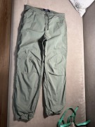 Męskie spodnie joggery, baggy, wysoki stan, Hollister, r. M