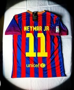 (S) Neymar JR #11 Barcelona Nowa Koszulka Home Kit Jersey La Liga 2013/2014