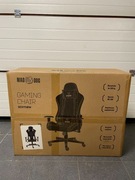 Fotel gamingowy MAD DOG GCH710W kolor czarno-biały NOWY