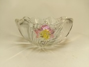 Szklana misa na cukierki, Vintage, Walther Glas. Patera. Szkło barwione.