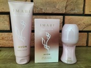 AVON ZESTAW Imari Naturelle 3w1 Damski dla Niej Perfumy Balsam Kulka