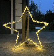 Gwiazda świąteczna 160cm do ogrodu led HIT