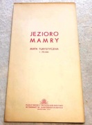 Jezioro Mamry Mapa Turystyczna 1: 75 000 Warszawa 1957 PRL