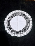 Serwetka ręcznie wykonana Rękodzieło polski len