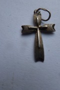 Stary srebrny krzyżyk.Srebro pr.925