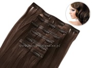 Włosy Naturalne Clip in Bezszwowe 110g 53cm