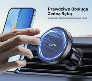 Magnetyczny uchwyt samochodowy na telefon z mocnym magnesem  - MagSafe 
