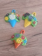 Komplet 3 magnesów na lodówkę 