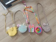 Zestaw ślicznych torebek dla dziewczynki 