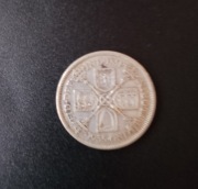 Anglia one Florin 1935. Srebro.