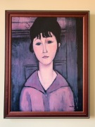 Amadeo Modigliani - Head of a Young Girl