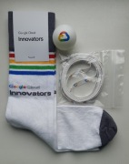 Oryginalne skarpety sznurówki piłka Google Cloud